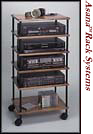 Modular Rack System for Audio, Video and Home Decorating.